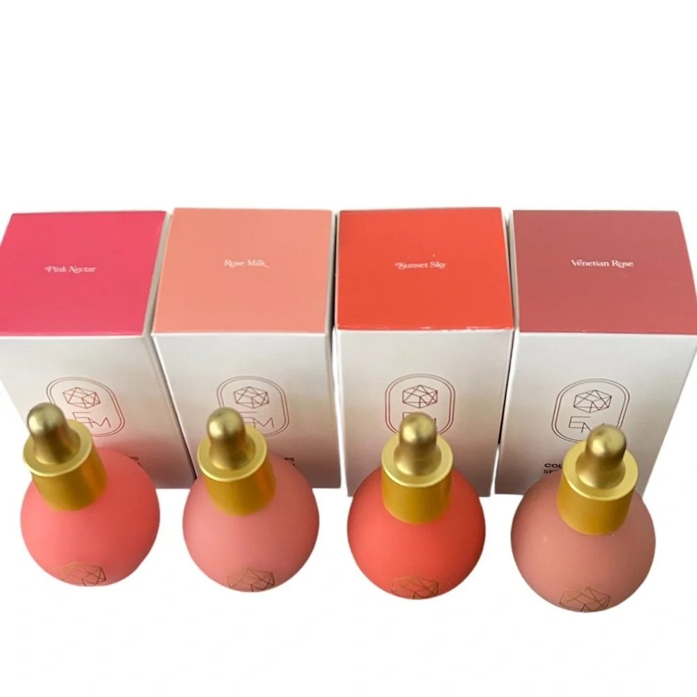 EM Color Drops Serum Blush pick from 4 gorgeous shades for dewy youthful finish
